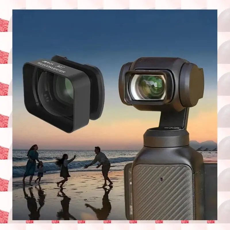 ABGN 마그네틱 2X 매크로 렌즈 텔레컨버터 Dji Osmo Pocket 3 카메라 멀티플라이어 렌즈 핸드헬드 짐벌 액세서리