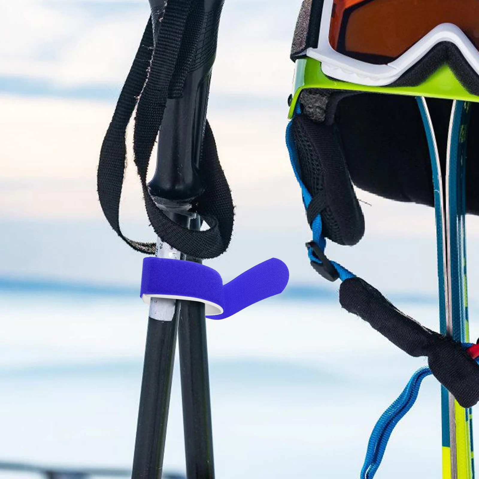 

4Pcs Ski Fixing Strap Reliable Nylon Material Fixing Band for Ski Snowboard Carrying Protection Outdoor Skis Accessories