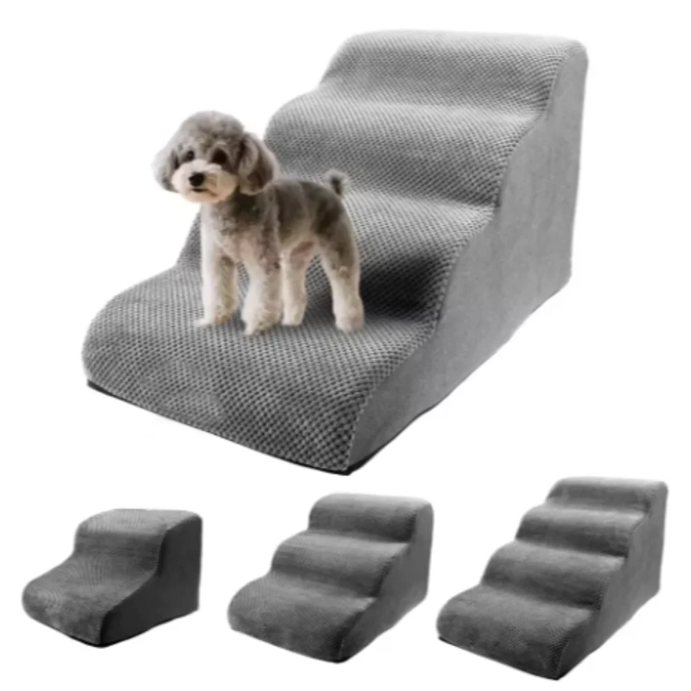 

Corduroy Dog Stair Ramp Non Slip Pet Ramp Stairs Stable Support Pet Stair Low Angle Ramp Step Wear Resistant Pet Supplies OnSale