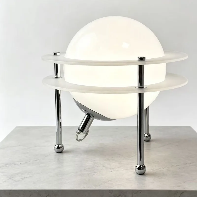 Creative planet ambient lamp, table lamp, modern minimalist dimmable bedroom living room decorative acrylic small table lamp