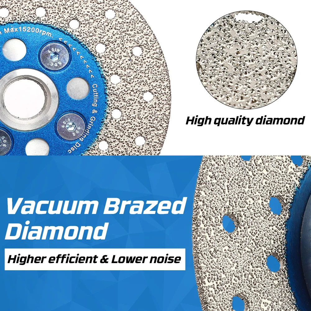 105/125mm Multi-purpose Tile Grinding Blade Marble Metal Cutting Disc with M14 Thread for Grinding Shaping Rounding Granite Tile