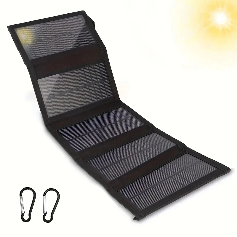 35W High Power Portable Solar Panel Waterproof Foldable Outdoor Power Supply USB Computer Mobile Phone For Outdoor Camping