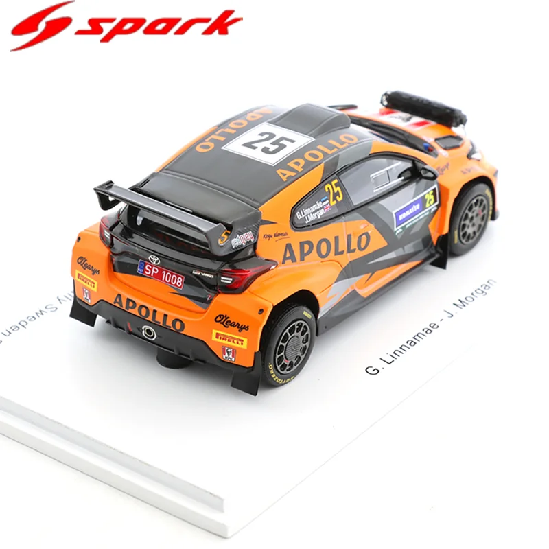 جديد في المخزون شرارة 1:43 تويوتا Gr يارس 25 رالي 2024 محاكاة نموذج سيارة مصغر من الراتنج مجموعة هدايا لعبة أطفال مخصصة
