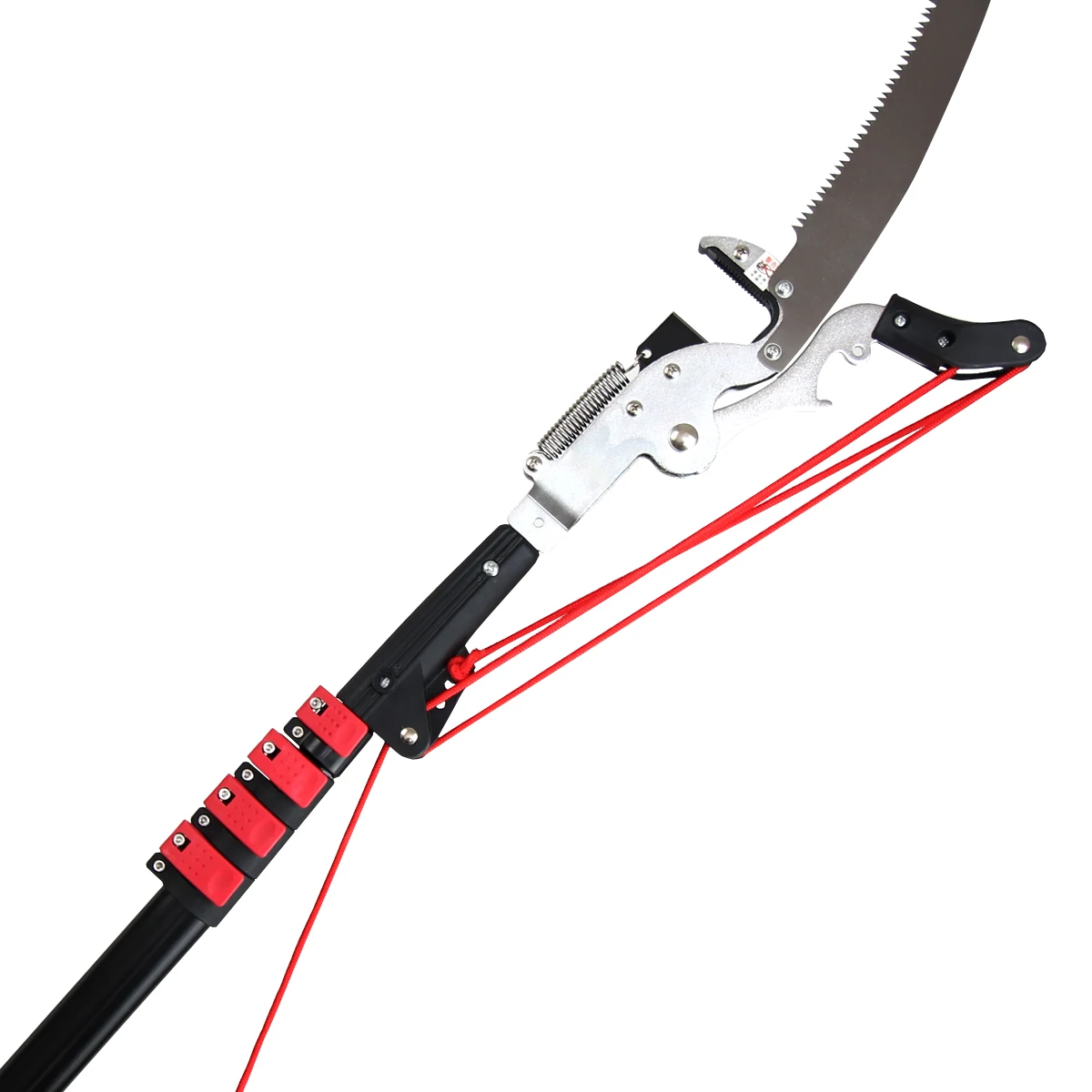 

For Extentool 7.2 Meters Long Telescopic Reach Cut Hold Pruner with Saw 24ft Garden Tall Tree Branch Pruner with Extension Pole