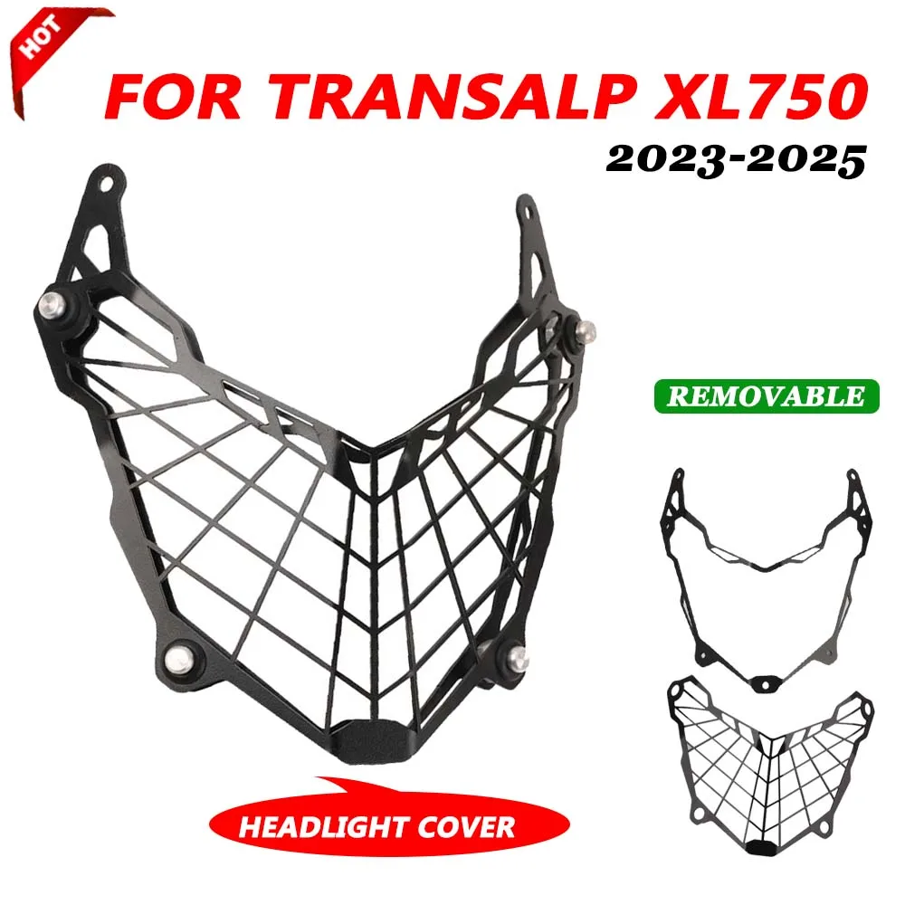 

Headlight Guard Head Light Grille Headlamp Lamp Protector Cover for HONDA TRANSALP 750 XL750 XL 750 2023 2024 2025 Accessories