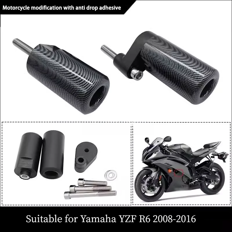 

Motorcycle No Cut Frame Sliders Crash Falling Protection For Yamaha YZFR6 YZF-R6 YZF R6 2008 2009 2010 2011 2012 2013 2014 15 16