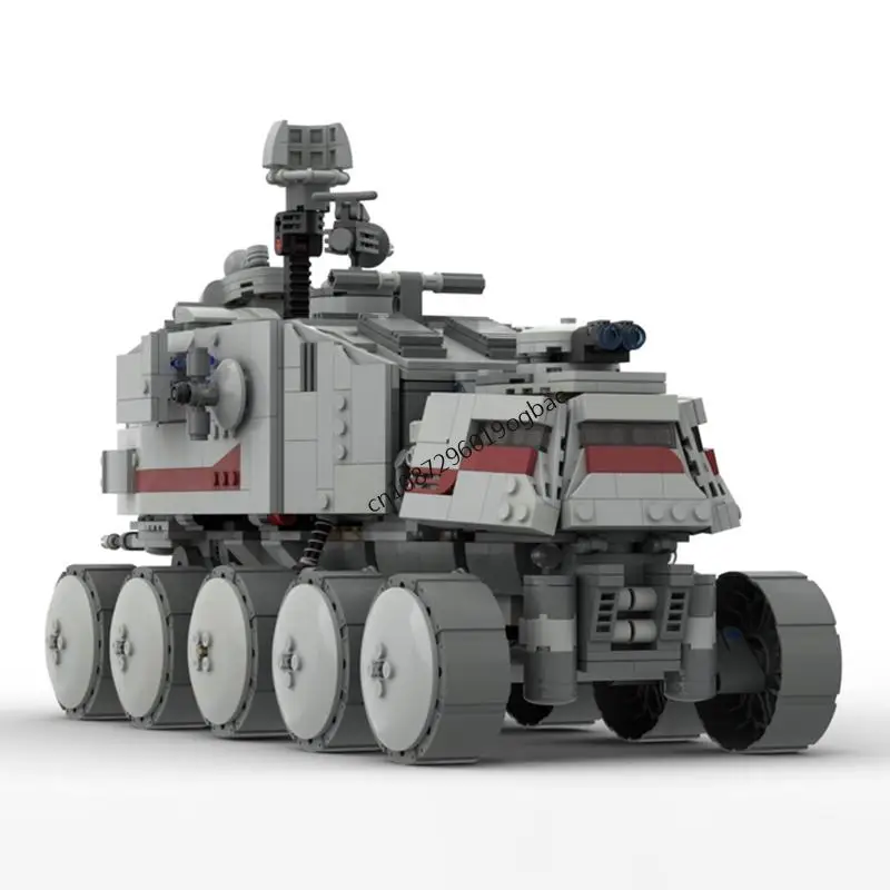 新1358ピース 有名スターバトル映画 MOC A6 ターボタンクモデル DIY クリエイティブアイデア 子供のおもちゃ 誕生日 クリスマスギフト カスタムパズル