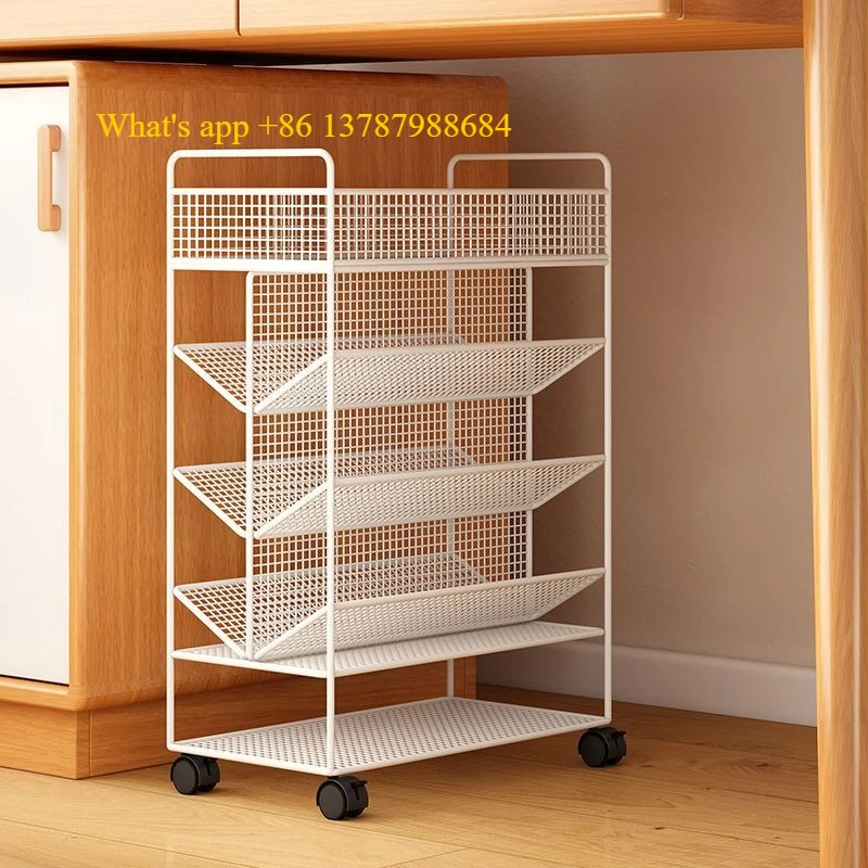

Small Bookshelf Next To Desk Removable High School Student Book Storage Box Shelf Office Desk