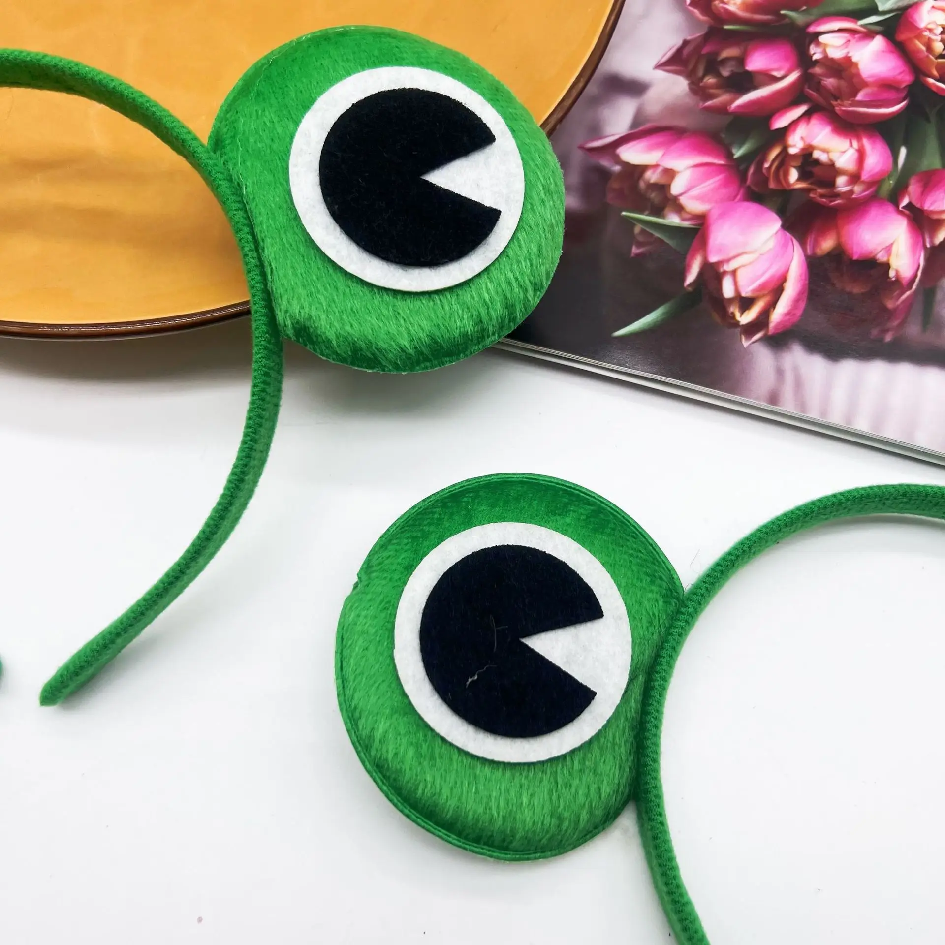 1 stks Mode Leuke en Leuke Dieren Kikker Hoofddeksel Haarbanden Voor Vrouwen Meisjes Party Haaraccessoires