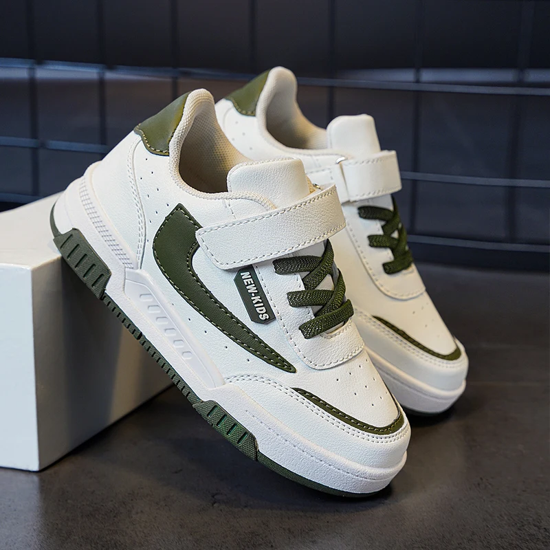 

Spring and Autumn Running Sneakers for Kids Non-slip Shoes for Boys Sneakers Leather Kids Tennis Hugh Fashion Mesh Kids Shoes