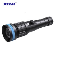 XTAR D40 ZOOM Diving Flashlight 1600 lumens Adjustable Beam Dive Light
