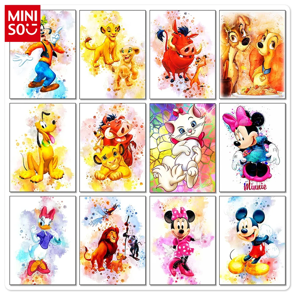 DIY Diamond Painting Disney Full Square/Round Cartoon Lion King Mickey Mouse Embroidered Mosaic Cross Stitch Kit Children's Gift