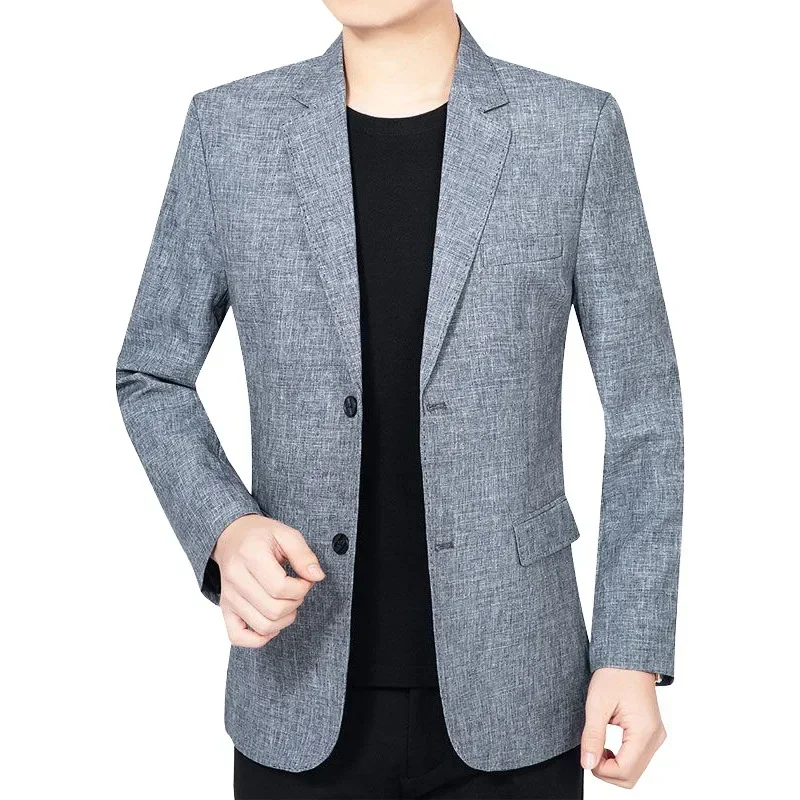 New Spring Man Thin Formal Wear Business Casual Suits Coats Blazers Jackets High Quality Male Slim Blazers Men\'s Clothing 4XL