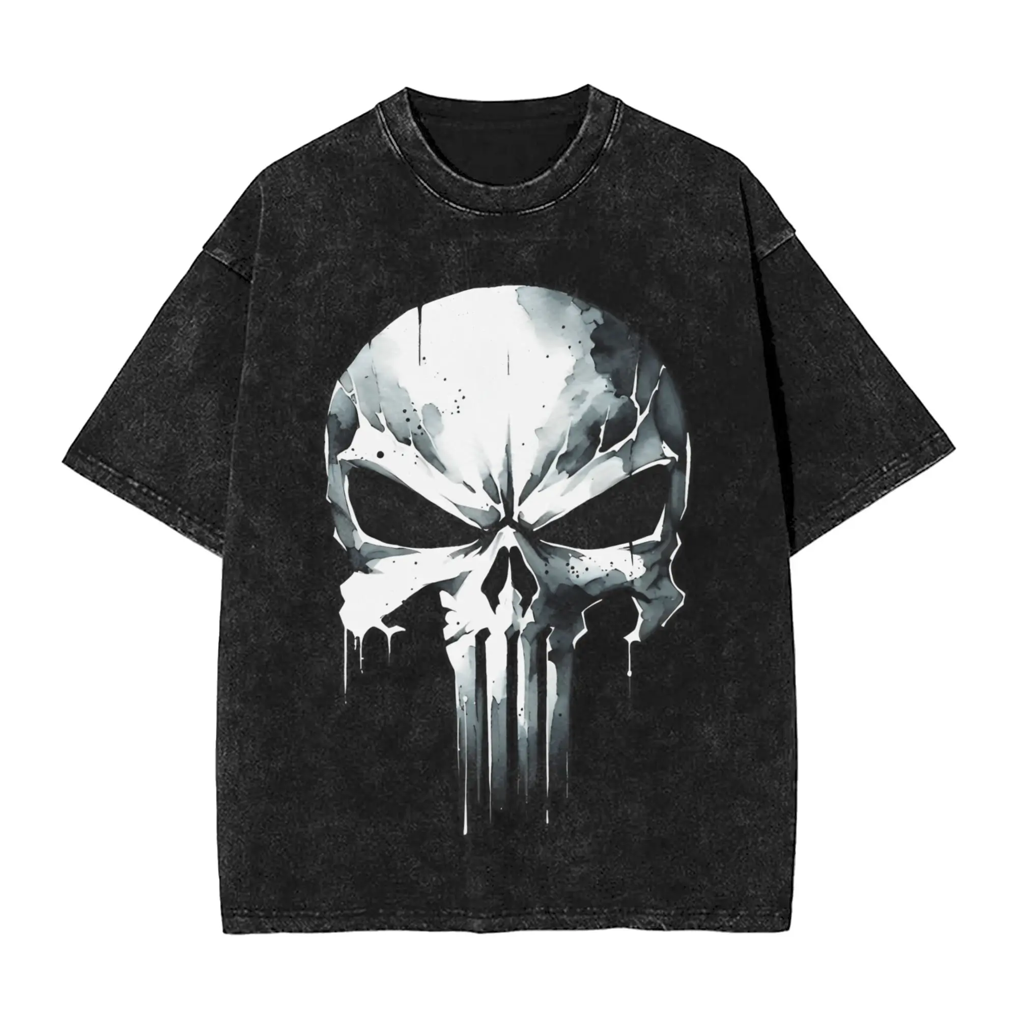 

Punishers T-Shirt Guardian Skull Hip Hop T-Shirts Short Sleeve Y2K Classic Tshirt Summer Casual O Neck Big Size Tees