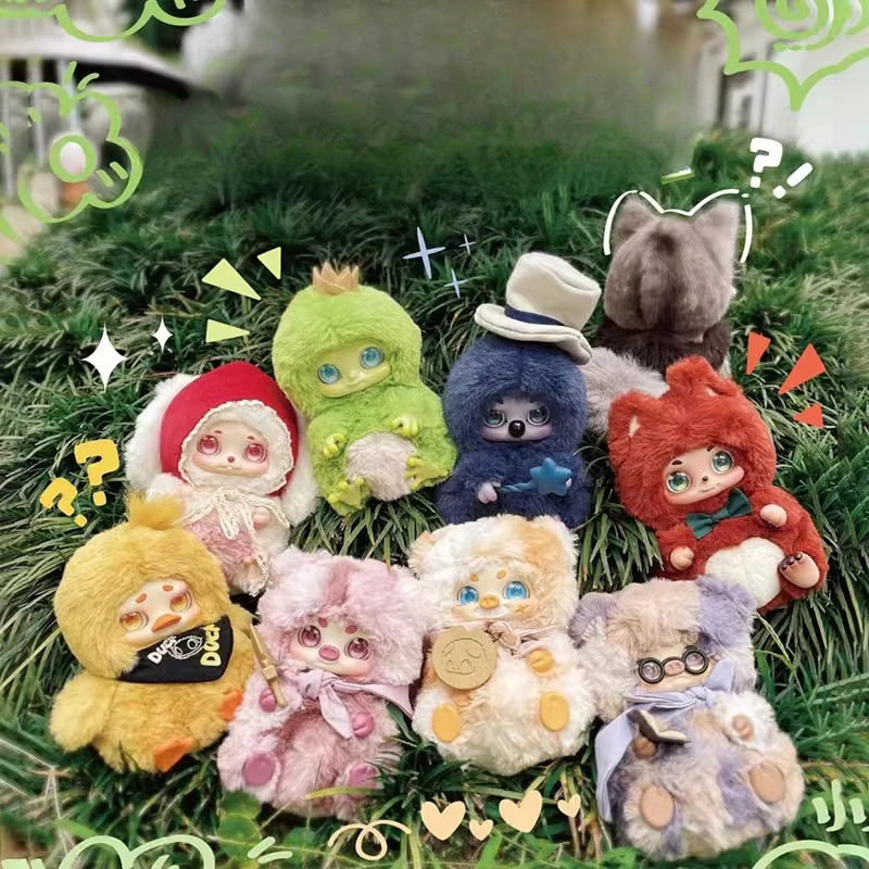 Cino Fairy Tale Battle Series Plush Blind Box Cute Doll Collection Toy Mystery Box Cute Anime Figure Desktop Ornaments Girl Gift