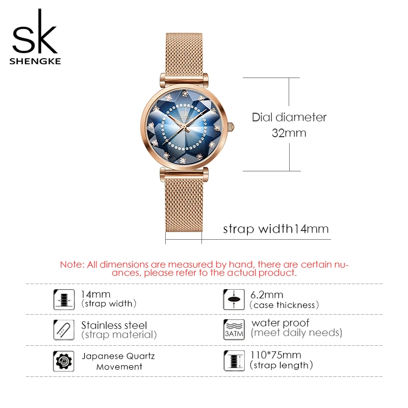 Shengke Fashion Watches For Women Ladies Luxury TOP Brand Woman Quartz Wristwatches Female Gifts Watch Reloj Mujer Dropshipping