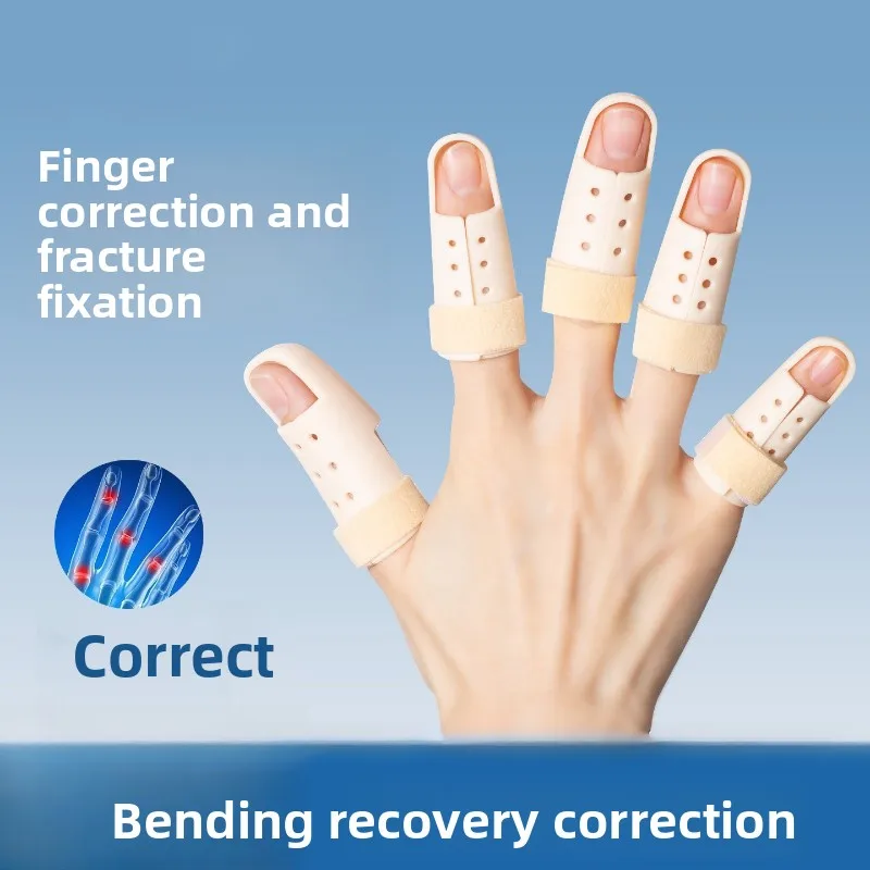 20PCS Adjustable Finger Splint Protective Cover Straighten Mallet Finger To Fix Tendon Rupture And Post-fracture Deformity