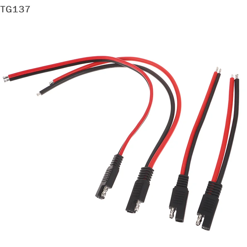 SAE Quick Extension Connector Cable SAE Connector Disconnect Plug Power Automotive Solar Panel Cable Male Female Plug Wire