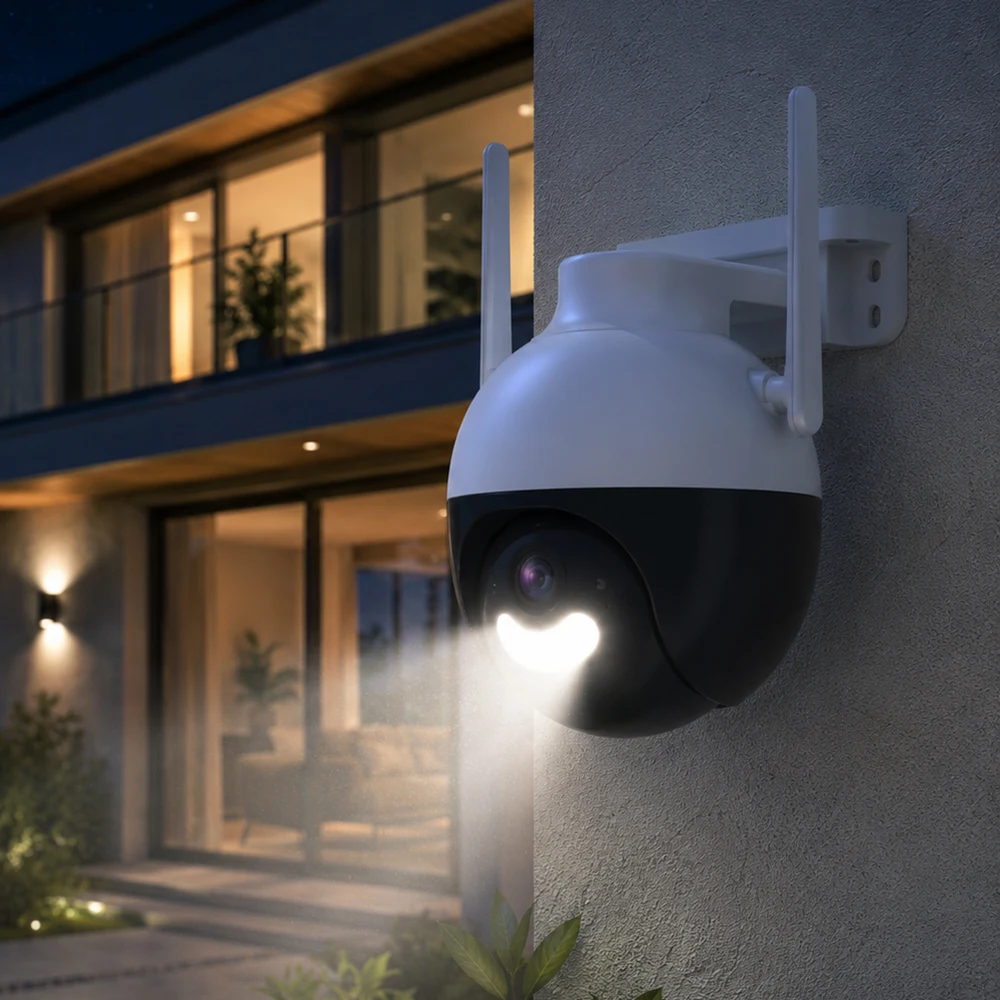 

Outdoor 8MP 4K WiFi PTZ Security Camera Human Detect Auto Tracking Color Night Vision Two-way Talk Surveillance IP Dome Cameras