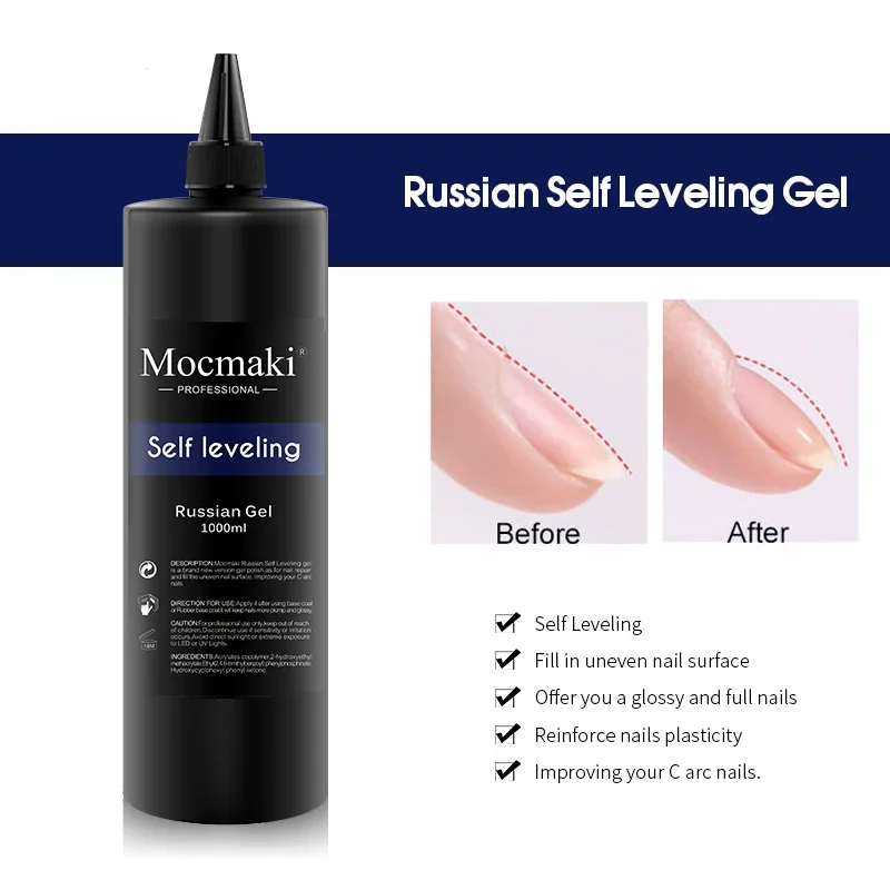 Mocmaki-capa superior sin toallita, imprimación de Base fuerte, Gel UV profesional, barniz semipermanente, esmalte de uñas de Gel UV, 1KG