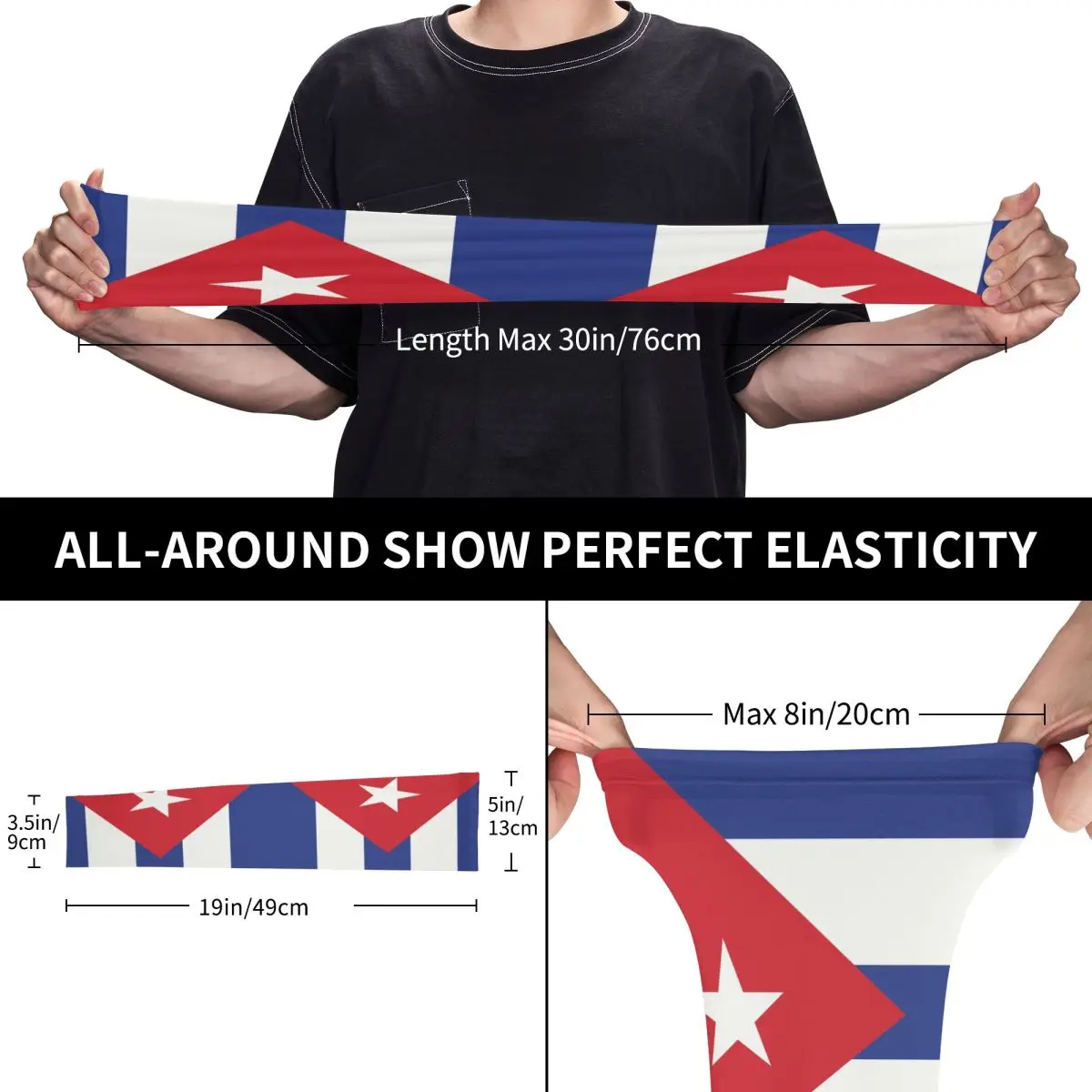 Cooling Cuba Flag Cuban Pride Arm Sleeves Men Women Athletic Sports Tattoo Cover Up for Football