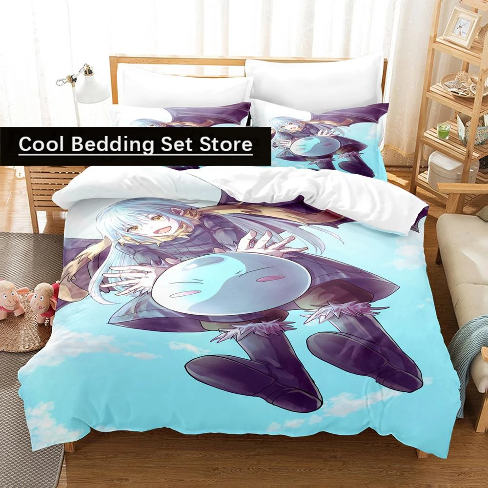 

That Time I Got Reincarnated as a Slime Bedding Set Single Twin Full Queen King Size Bed Set Aldult Kids 3D Print Anime Cartoon