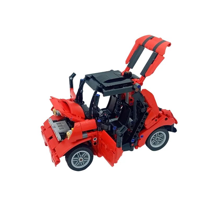 646pcs MOC Technical Smart Fortwo Model Building Blocks Construction DIY Creative Idea Toys Education Christmas Gift Brick Kids