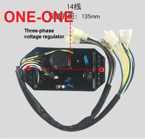 Air-cooled diesel micro cultivator accessories 170F 178F 186F  Generator regulator AVR single three-phase regulator