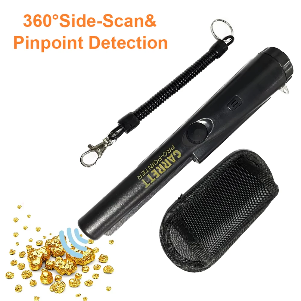 

Металлоискатель Портативный водонепроницаемый ручной детектор Сокровище Металлоискатель Зонд-детекторы с кобурой