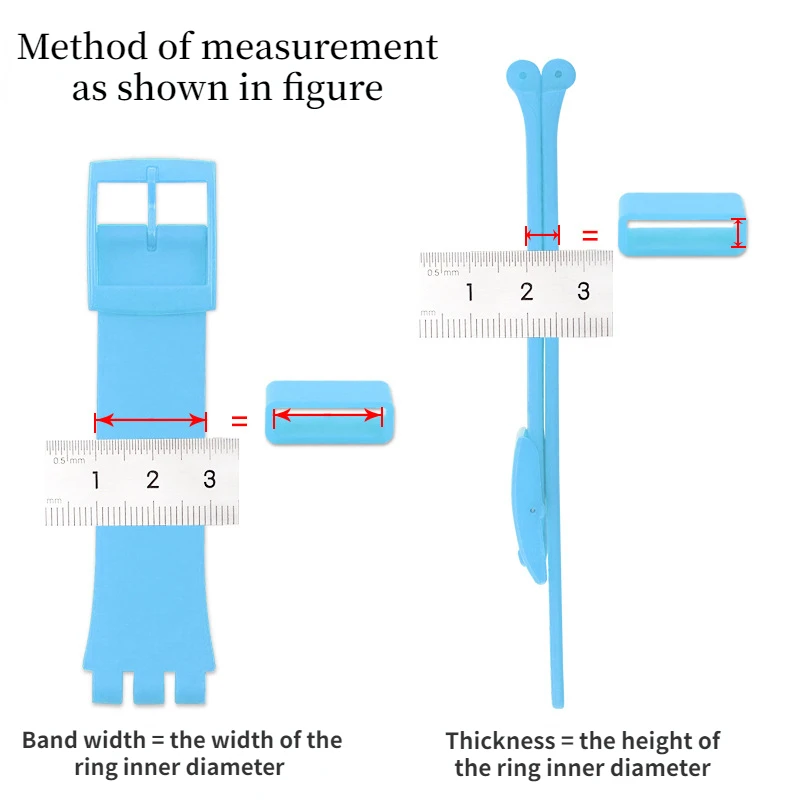 4 Uds reloj pulsera anillo bucle pulsera de silicona anillos impermeable correa Keeper Loop 12 14 16 18 20 22 24 26mm colorido