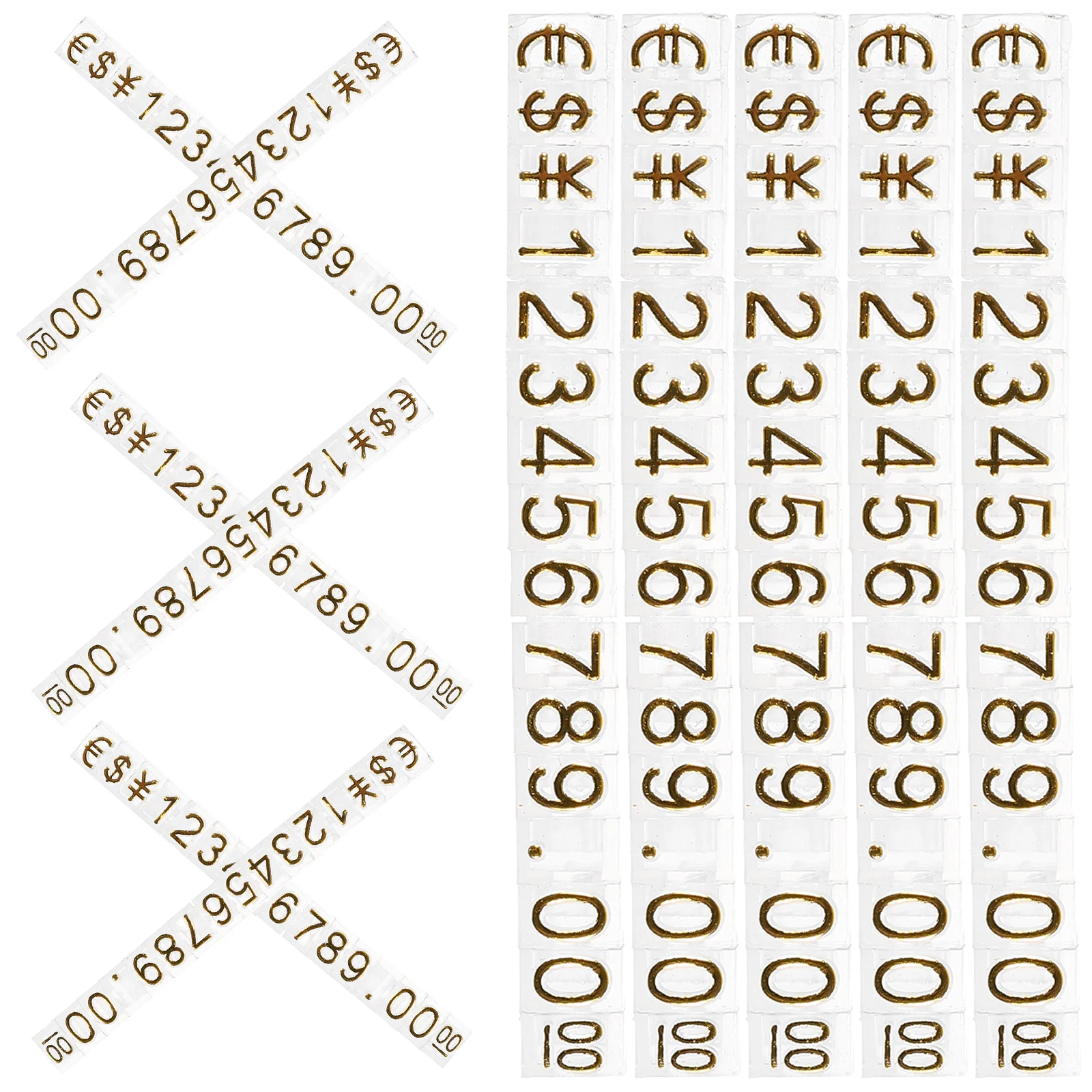 20 Pcs Price Display Tags with Base Cube Jewelry Blocks Abs Stand Label Retail Counter