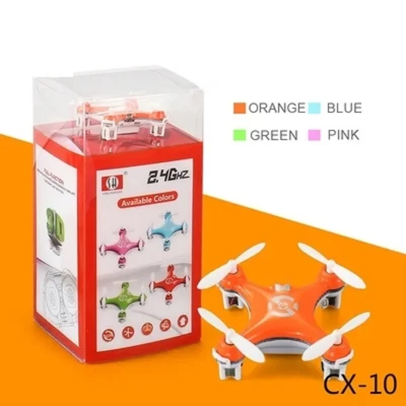 Mini RC helicópteros aviones de Control de radio modo sin cabeza Drone Quadcopter para Cheerson CX-10 2,4G 4CH 6 ejes juguetes d