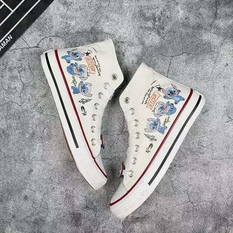 Drop Shipping 2025, neuer Frühling, Sommer, Stich, echte Fotos, Grils, weiß, schwarz, Segeltuchschuhe, Studentensport, Mann, Board-Schuhe für Frauen