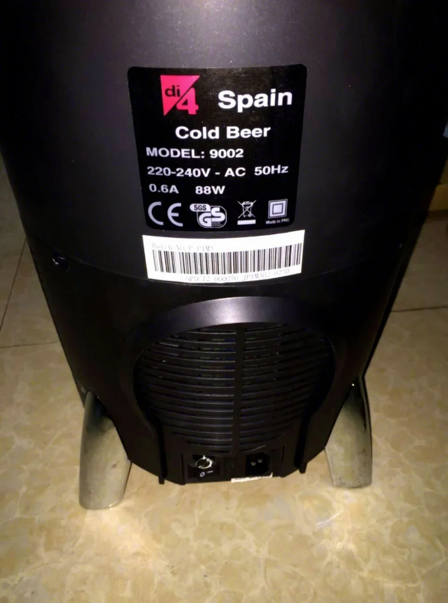 Household Beverage Beer & Champagne Refrigerator Beer Machine 5L Dual-Zone Air-Cooled Drink Beer Chiller Machine