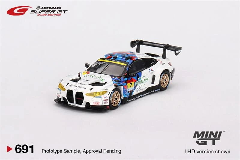 

MINI GT 1:64 M4 GT3 #7 Studie литая модель автомобиля