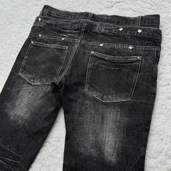 Fashionable High Street Double Waisted Lace Up Micro Flared Women Jeans Y2K Retro Harajuku Washed Design for Men and Women Jeans 5 Fashionable High Street Double Waisted Lace Up Micro Flared Women Jeans Y2K Retro Harajuku Washed Design for Men and Women Jeans 5