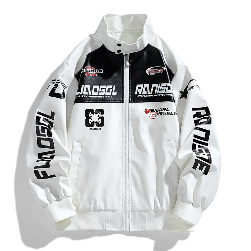 

Autumn Winter New Men's Faux Leather Jackets Motorcycle Biker Leather Jacket Male Fashion Outdoor Windproof Waterproof Outwear