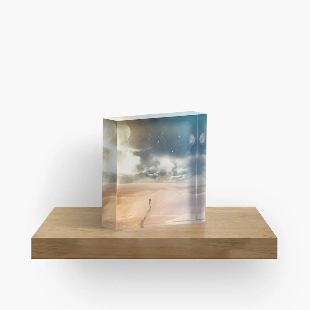 Dune Arrakis  Acrylic Block Stamping Transparent Bedroom Funny Pad Wedding Room Family Cute Photos Process Art Fashionable Home