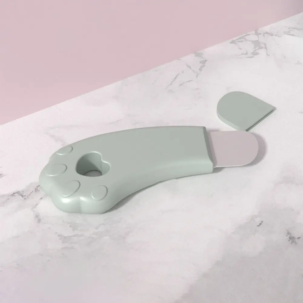 Strumento per la rimozione dei punti neri del viso a forma di zampa di gatto Silicone Rimuovi punti bianchi Acne Spatola per il viso Raschietto per punti neri portatile per pulizia profonda