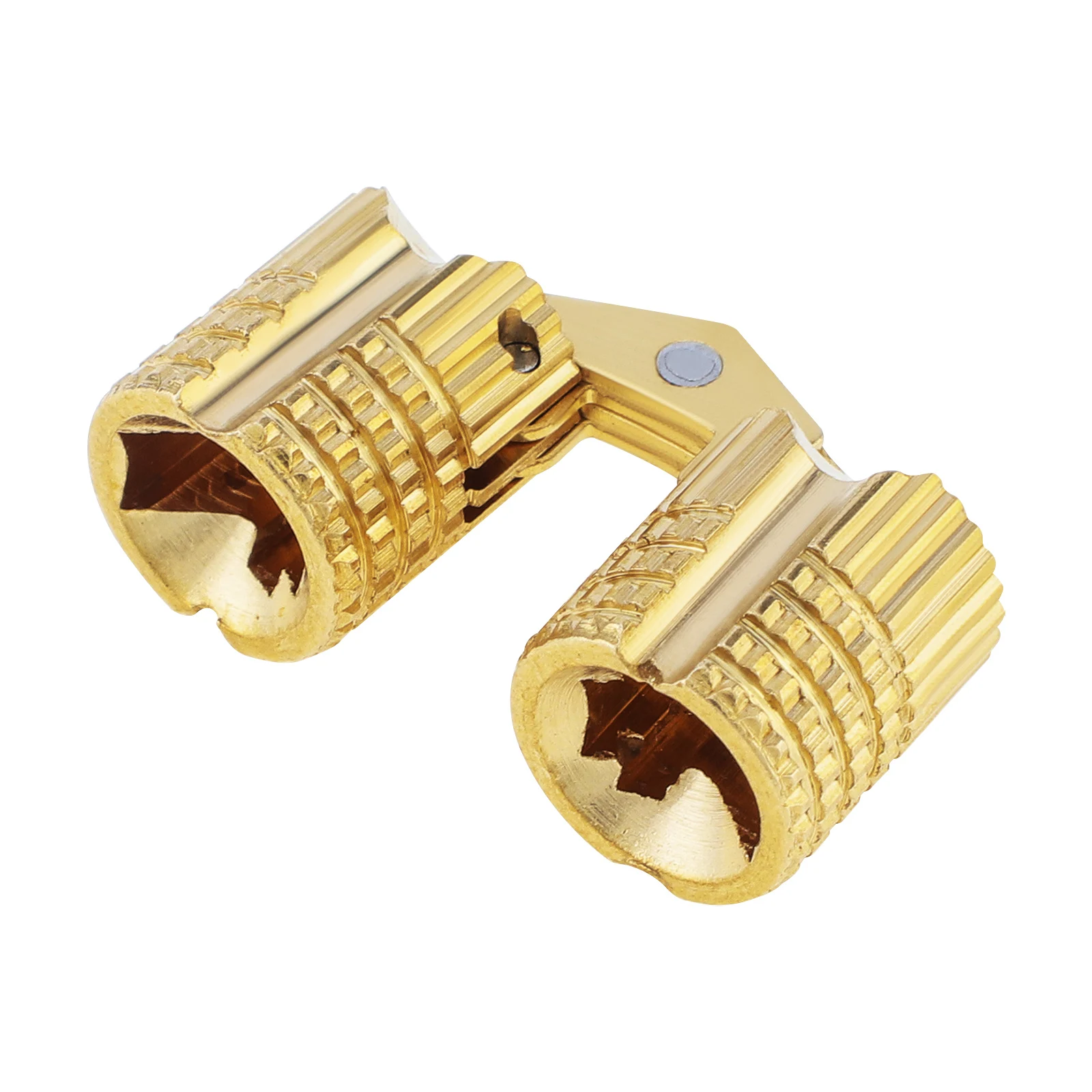 Bisagras para muebles, barril de latón Invisible oculto, bisagras de 8mm y 180 grados para joyero DIY/artesanía manual