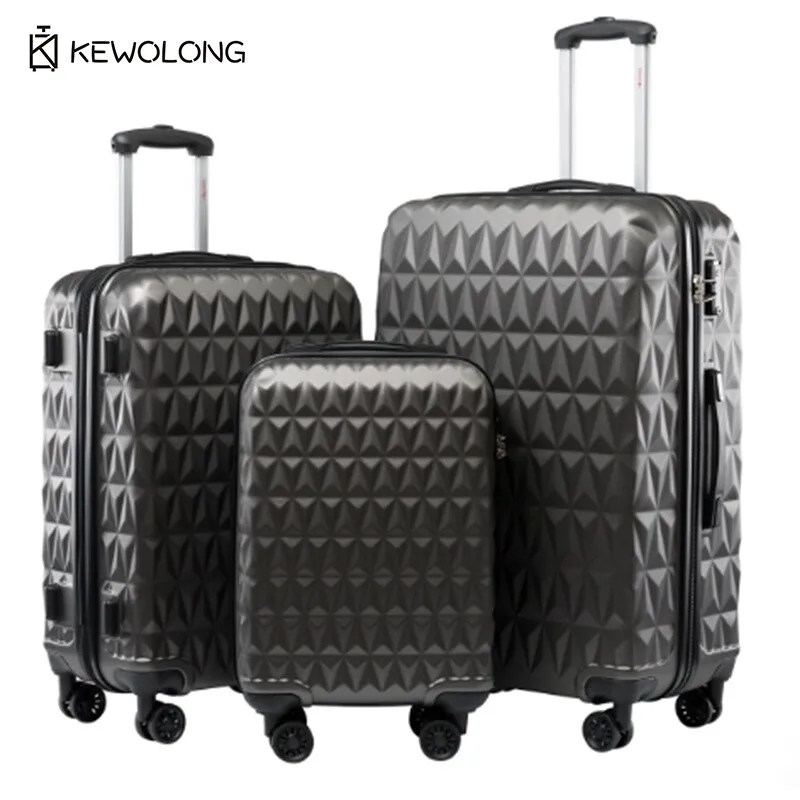 

Сумка на колесиках большой вместимости с тихим корпусом 360° ° Спиннерные колеса и замок TSA, прочный устойчивый к царапинам чемодан для путешествий