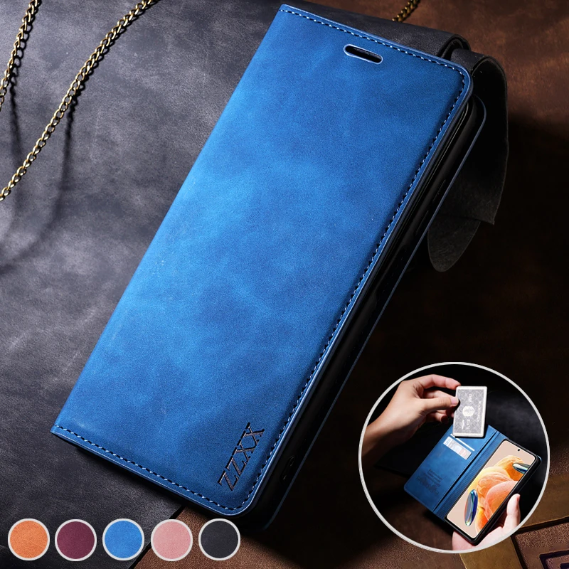 

Wallet Card Slot Magnetic Flip Leather Case For Xiaomi 12T 11T Redmi 12C 10 10C 9A 9T Note 12 Pro Plus 12S 11S 10S 9S 8T 7 Pro