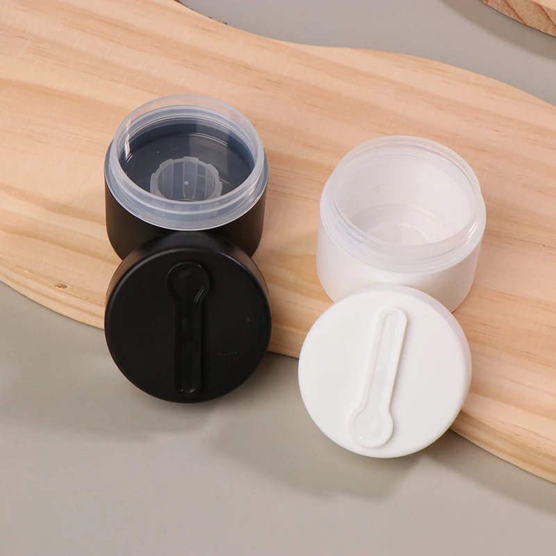 30/50g lege gezichtscrèmepot met magnetische lepel Frosted Plastic Lotionfles Maskerpot Cosmetische verpakkingscontainer