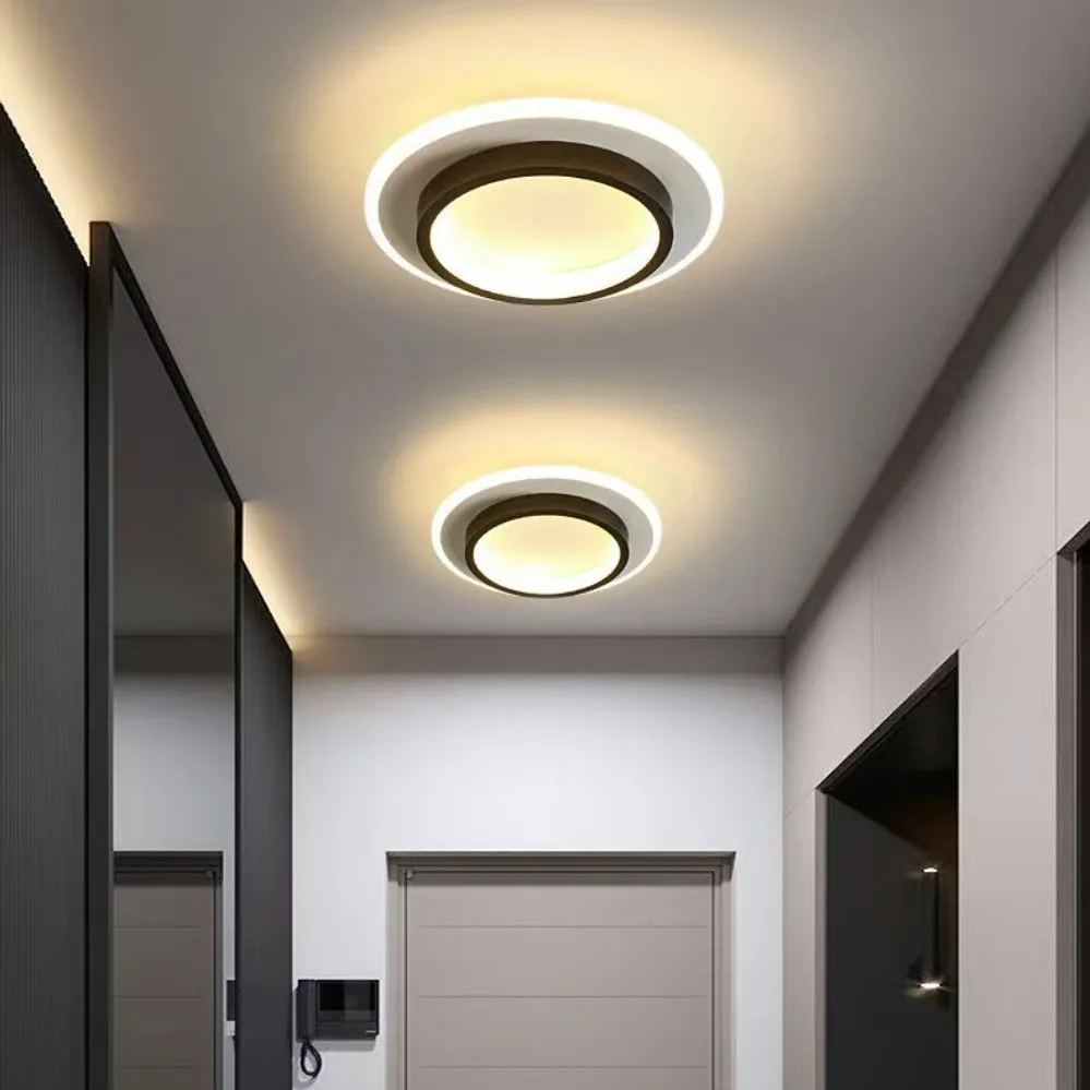

LED Modern LED Ceiling Light for Corridor Stairs Bedroom Bathroom, Round ceiling-mounted Chandelier Indoor Lighting Fixture