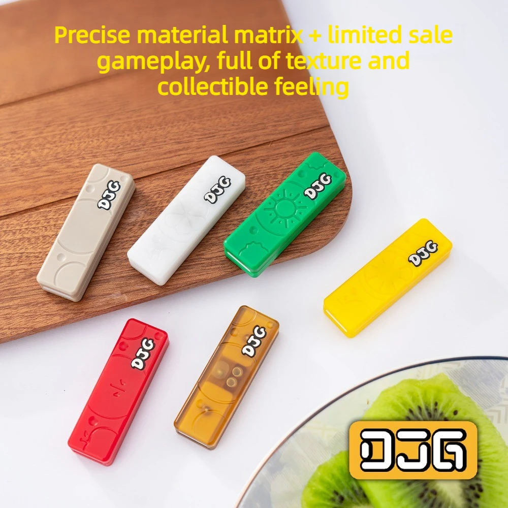 DJGEDC Bouncing Mechanical Magnetic Dual-Track Structure Fingertip Push Card Decompression Toy