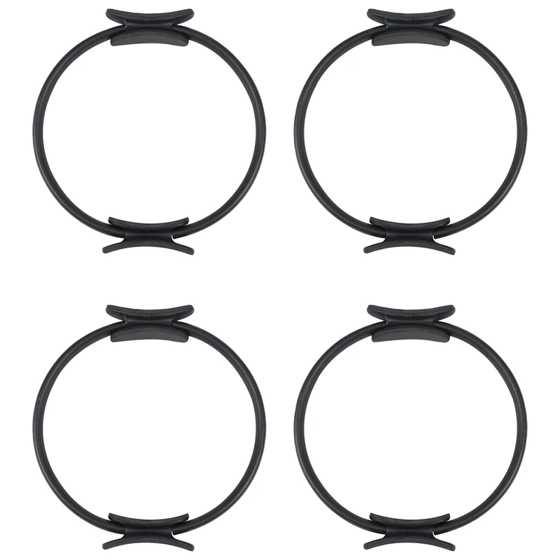 4X Pilates Ring Magic Circle Body Sport Exercise Fitness Strength Yoga Tool-Black