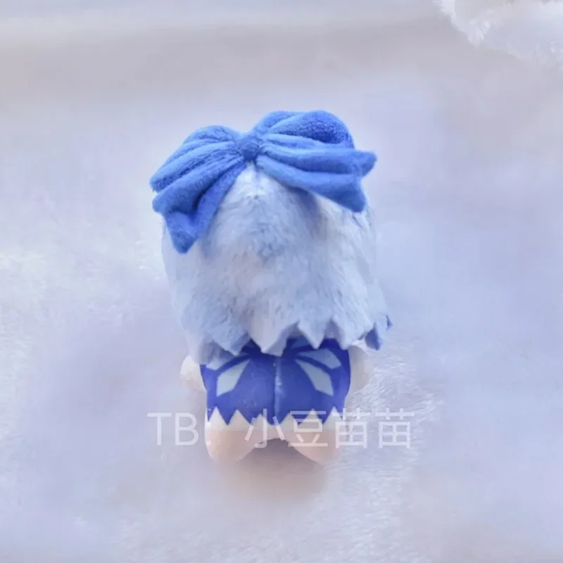 Anime TouHou Project Cute Girl Cirno Cosplay 10CM Cartoon Plush Starfish Doll Print Body Pendant Keychain Anime Plushie Toy Gift