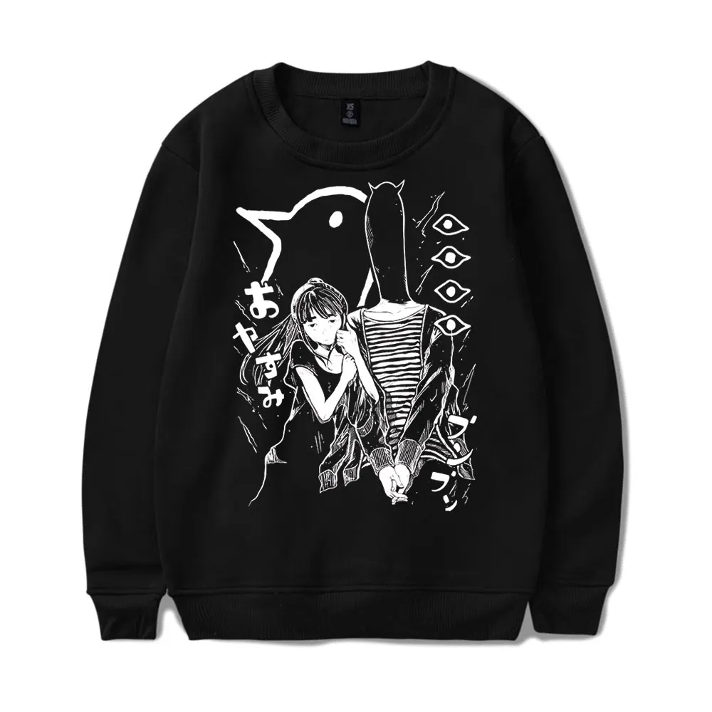 2023 oyasumi gute Nacht Punpun O-Ausschnitt Sweatshirts Frauen Männer Langarm Mode Pullover Kleidung