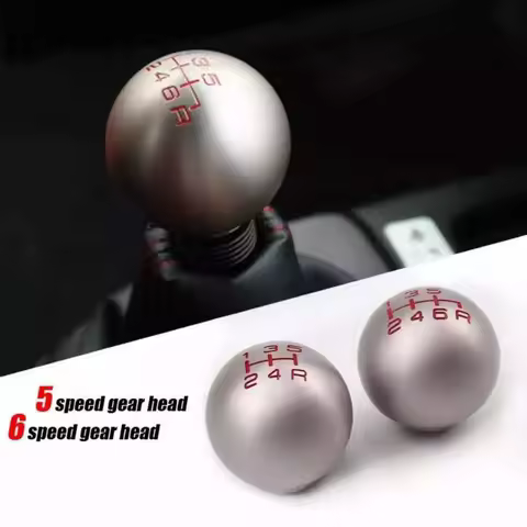 Aluminum 5/6 Speed Ball Shape Shift Gear Knob M10*1.5 For Honda Fit Civic City FD2 FN2 EP3 TYPE R DC2 DC5 AP1 AP2 S2000 F20C