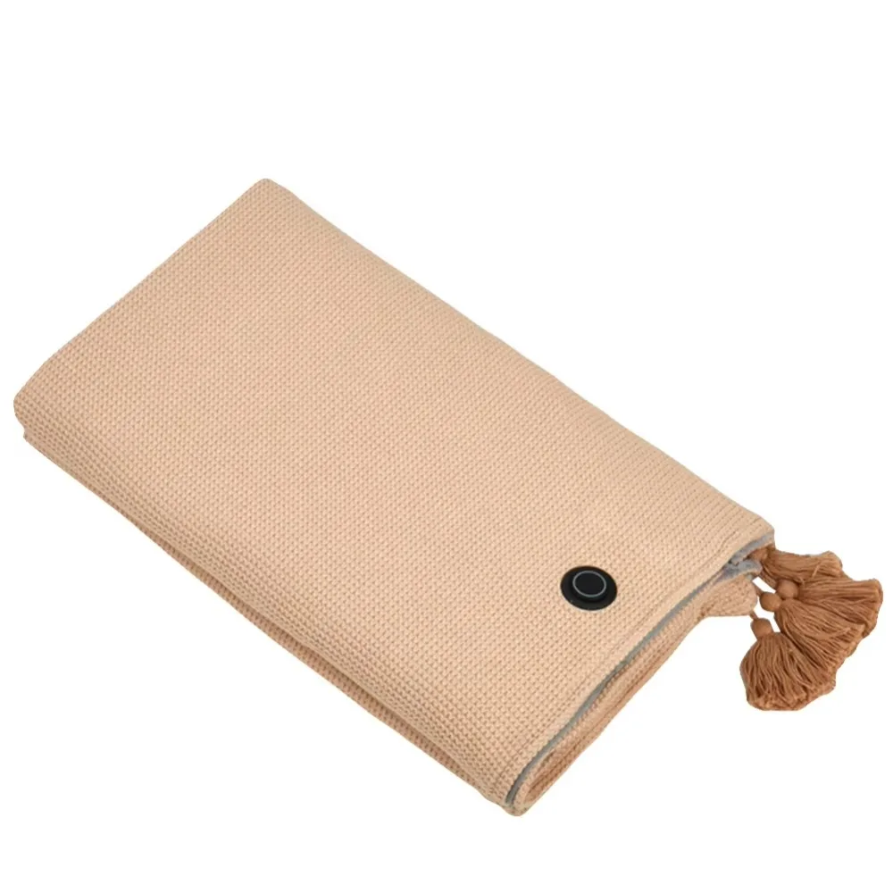 

Wearable Electric Heated Blanket Zipper Closure Adjustment Body Warmer Wrap Washable Quickly Heating Warm Heating Scarf Sofa